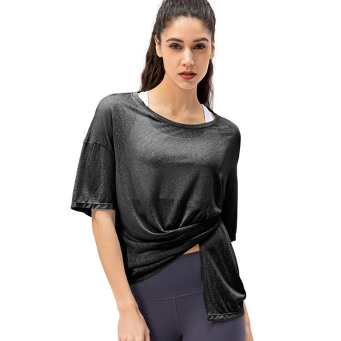 Stylish Women's Quick Dry Athletic Running Breathable T-Shirt