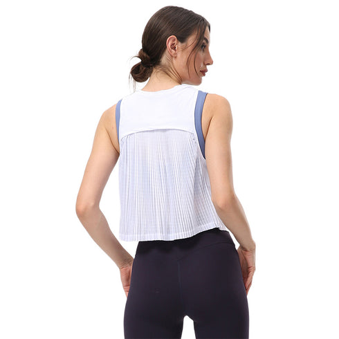 Stylish Women's Quick Dry Loose Tank Yoga Gym Clothes