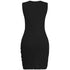 Stylish Women's Round Collar Hip Wrap Bodycon Dresses