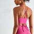 Stylish Women's Running Crisscross Back Sports Bra