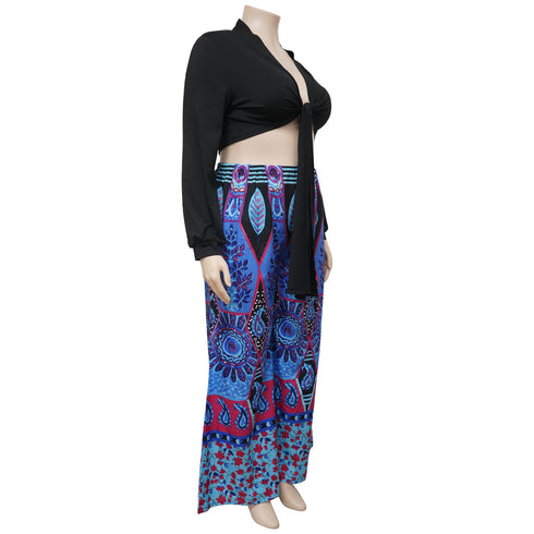 Stylish Women's Two Piece Outfits Fashionable Tops Long Skirts