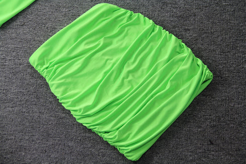 Stylish Women's Two Piece Outfits Vests Wrap Hip Skirts