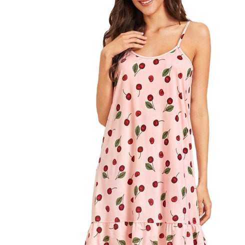 Summer Loose Stylish Women's Nightdress Pajama Dress