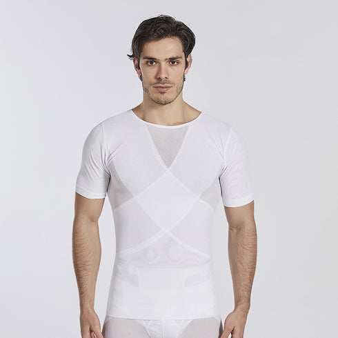 Summer Men's Seamless Abdomen Control Compression Body Shaper