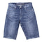 Summer Newest Loose Mid Waist Stretchy Men's Jean Shorts