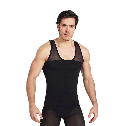 Summer Newest Men's Abdomen Compression Tank Undershirt