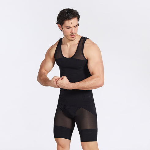 Summer Newest Men's Abdomen Compression Tank Undershirt