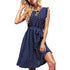 Summer Stylish Women's Elegant Pleated Printed Dresses