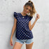 Summer Stylish Women's Printed Short Sleeve Shirt