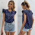 Summer Stylish Women's Printed Short Sleeve Shirt
