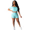 Summer Stylish Women's Shorts Loungewear Two Piece Outfits