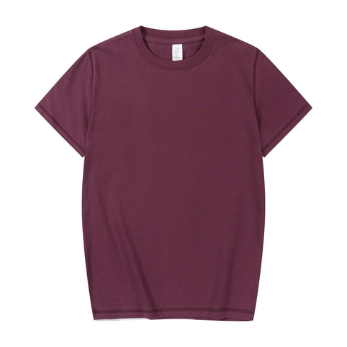 Summer Unisex Thicken Breathable Short Sleeve Blank T-Shirt