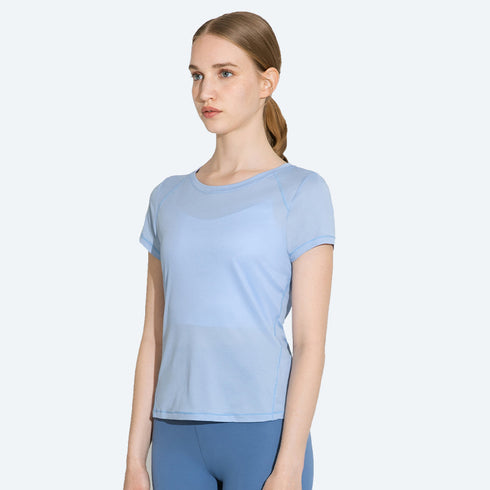 Summer Women's Athletic Quick Dry Yoga T-Shirt