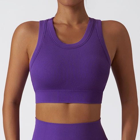 Summer Women's Breathable Running Fitness Bra Tank