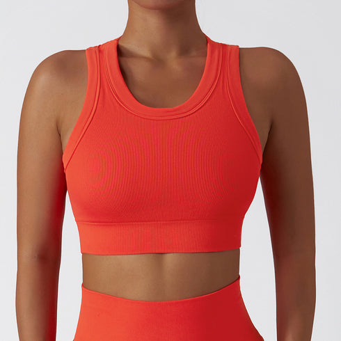 Summer Women's Breathable Running Fitness Bra Tank