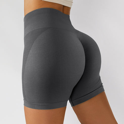 Summer Women's High Waist Running Yoga Fitness Shorts