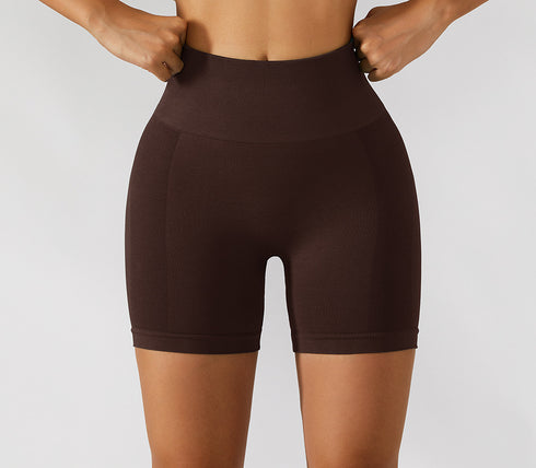 Summer Women's High Waist Running Yoga Fitness Shorts