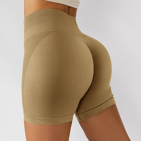 Summer Women's High Waist Running Yoga Fitness Shorts