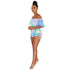 Summer Women's Off Shoulder Romper with Flounces