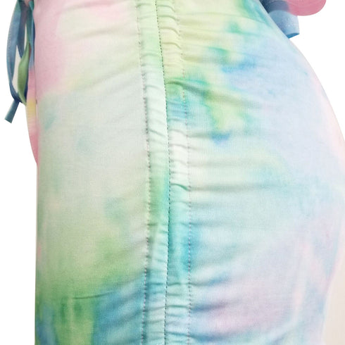 Summer Women's Off Shoulder Romper with Flounces