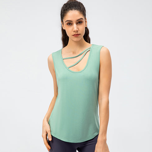 Summer Women's Quick Dry Running Loose Tank Top