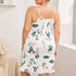 Summer Women's Thin Nightdress Print Pajama Dress