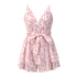Summer Women's Wrap Hip V Neck Sleeveless Romper