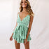 Summer Women's Wrap Hip V Neck Sleeveless Romper