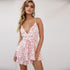 Summer Women's Wrap Hip V Neck Sleeveless Romper