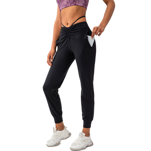 Summer Workout Pants Women's Hi-Waist Yoga Leggings