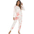 Tie-dye Print Sleepwear Women's Loungewear Pajama Sets
