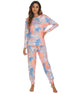 Tie-dye Print Sleepwear Women's Loungewear Pajama Sets