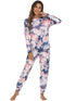 Tie-dye Print Sleepwear Women's Loungewear Pajama Sets