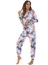 Tie-dye Print Sleepwear Women's Loungewear Pajama Sets