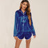 Tops Shorts Casual Sleepwear Women's Pajama Sets