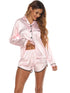 Tops Shorts Casual Sleepwear Women's Pajama Sets