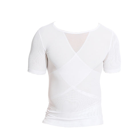 Tummy Thermal Compression Short Sleeve Shapewear for Men