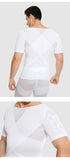 Tummy Thermal Compression Short Sleeve Shapewear for Men
