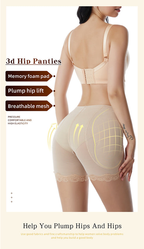 Tummy Tightening Thigh Lift Women's Hip Pads Panties Underwear
