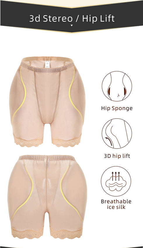 Tummy Tightening Thigh Lift Women's Hip Pads Panties Underwear