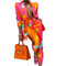 Two Piece Outfits Women's Leopard Printed Suit Pants