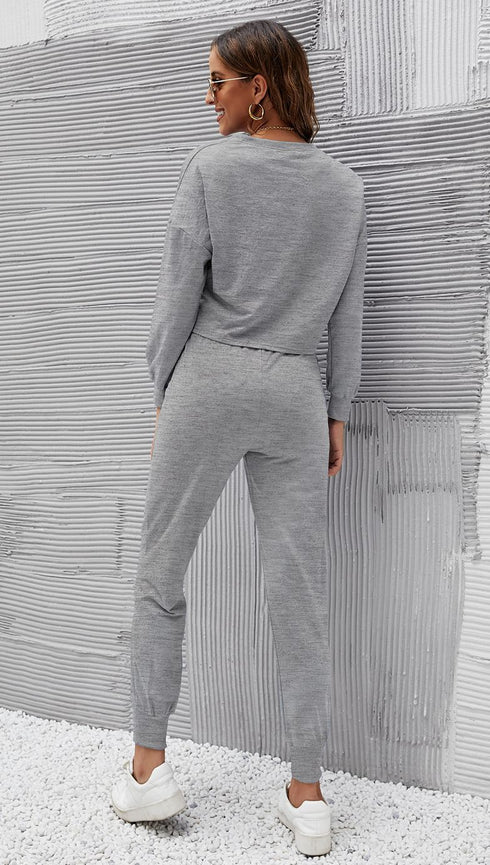 Two Piece Outfits Women's Top Pants Casual Workout Set