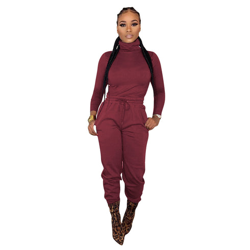 Two Piece Outfits Women's Trousers Pant Set Loungewear Tracksuits