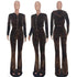 Two Piece Outfits for Women Velour Tracksuits Set