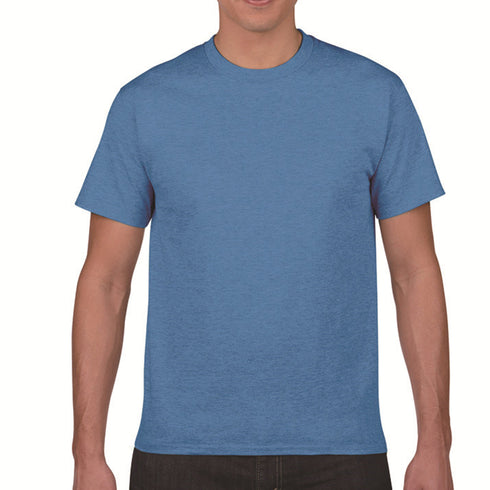 Unisex Breathable Basic Crewneck Plus Size Casual T-Shirt