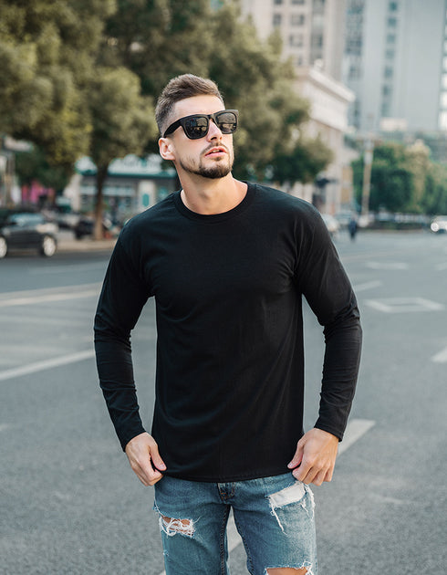 Unisex Casual Crewneck Sweatshirts for Logo Print