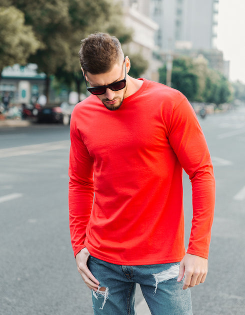 Unisex Casual Crewneck Sweatshirts for Logo Print