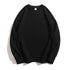 Unisex Casual Pullover Solid Sweatshirt for Logo Print