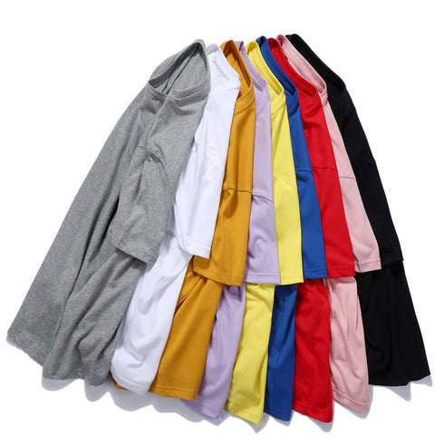 Unisex Cotton Plus Size T-shirt for Custom Logo