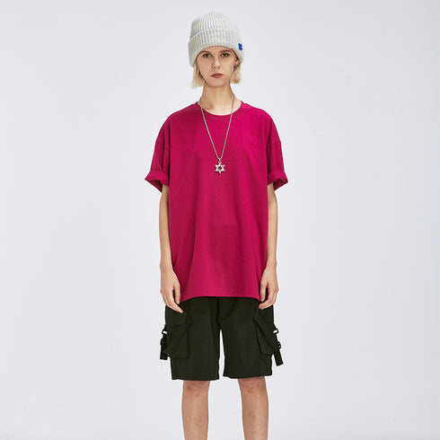 Unisex Everyday Basic Short Sleeve Plus Size T-Shirt